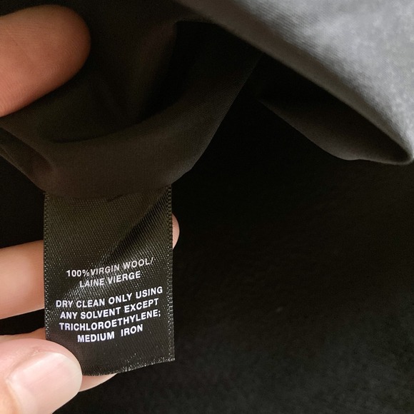 NWT Lafayette 148 NY 14W 100% Wool A-Line Sheath Midi 3/4 Sleeve Dress Black - Picture 12 of 16